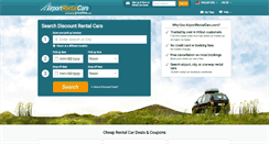 Desktop Screenshot of airportrentalcars.com